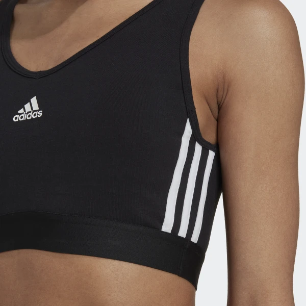 Кроп-топ зі знімними чашечками Adidas Essentials 3-Stripes GS1343_image_4